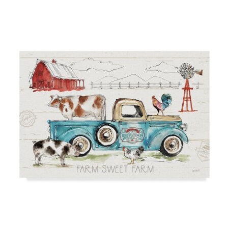 Trademark Fine Art Anne Tavoletti 'Down On The Farm I' Canvas Art, 22x32 WAP09525-C2232GG